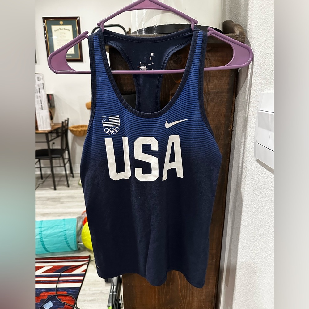 USA Olympic Team workout tank, Nike Dri Fit, size small